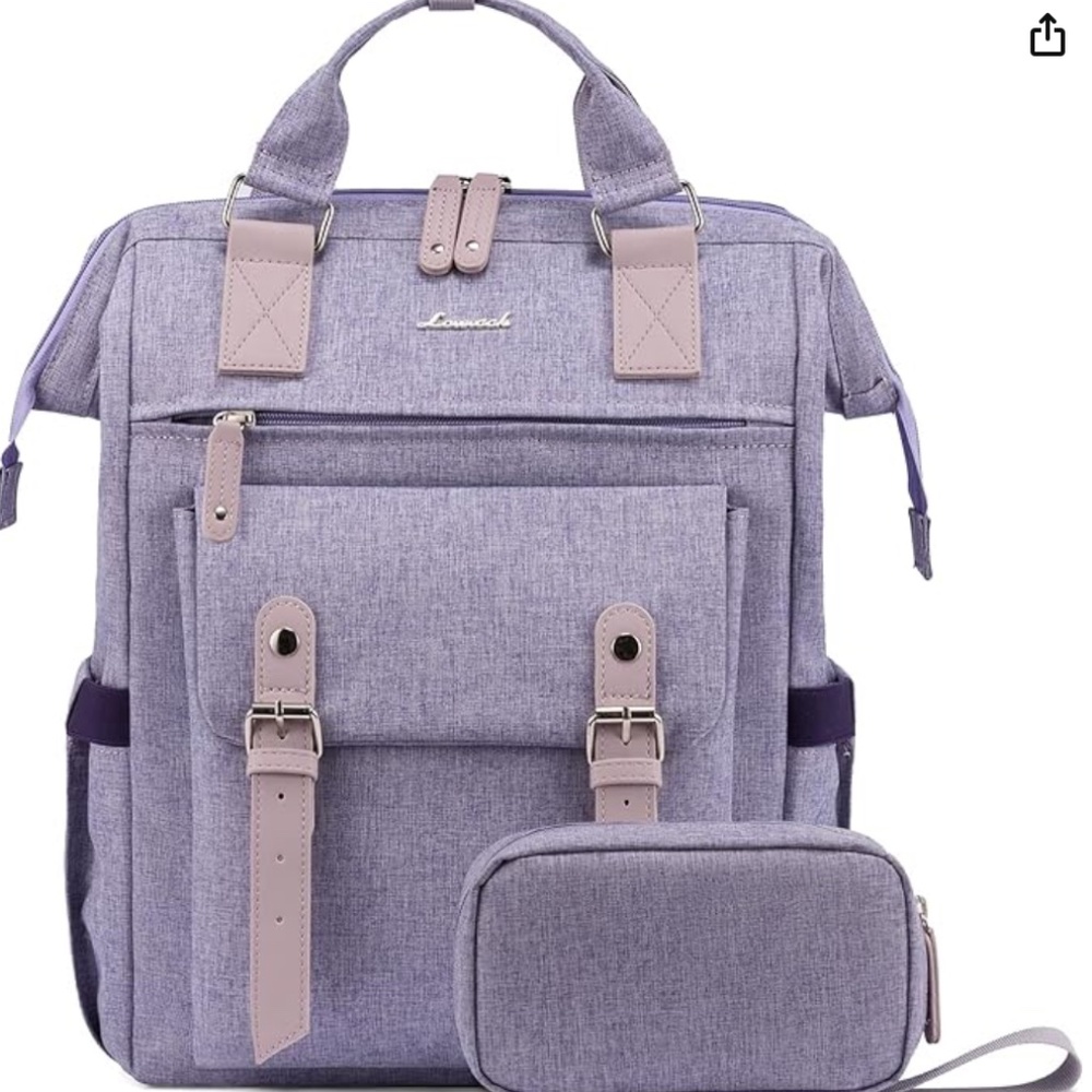 Lovevook Purple Backpack 15.6 Inch